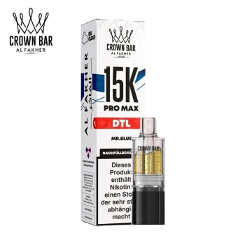 Al Fakher 15K Pro Max - Mr. Blue - Pods 6mg DTL